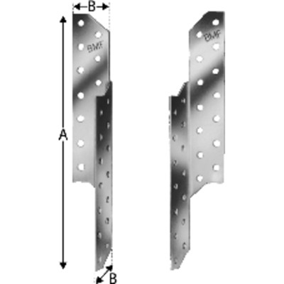 Produktbild von SIMPSON Strong-Tie® - Sparrenpfettenanker Links, Stahl verzinkt, SPF-L SPF210L