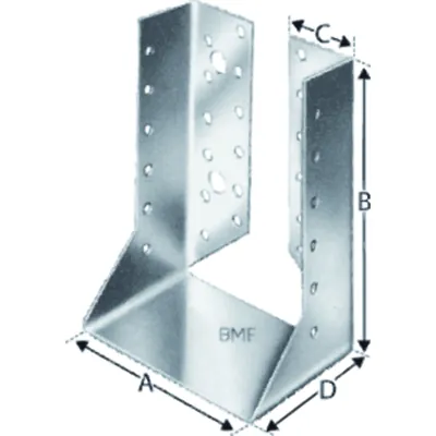 Produktbild von SIMPSON Strong-Tie® - Balkenschuh innen, Stahl verzinkt, BSI 120/160-VE1