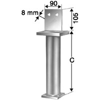 Produktbild von SIMPSON Strong-Tie® - Stützenfuß, mit Schwert, Stahl feuerverzinkt, PISMAXI G-B