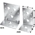 Produktbild von SIMPSON Strong-Tie® - Winkelverbinder mit Rippe, Stahl verzinkt, AE 76
