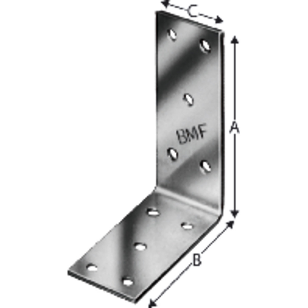 SIMPSON Strong-Tie® Winkelverbinder ohne Rippe, Stahl verzinkt, ABB 40390 Produktbild img1 L