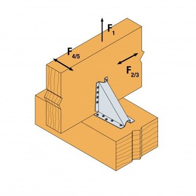 Produktbild von SIMPSON Strong-Tie® - Knagge, Stahl verzinkt, KNAG 210-B