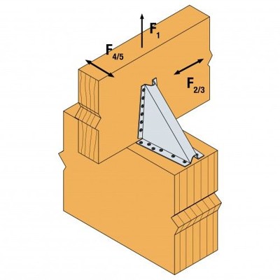 Produktbild von SIMPSON Strong-Tie® - Knagge, Stahl verzinkt, KNAG 210-B