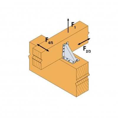 Produktbild von SIMPSON Strong-Tie® - Knagge, Stahl verzinkt, KNAG 210-B