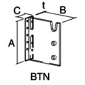 Produktbild von SIMPSON Strong-Tie® - Balkenträger BTN, Stahl verzinkt, BTN 90-B