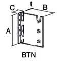 Produktbild von SIMPSON Strong-Tie® - Balkenträger BTN, Stahl verzinkt, BTN 240-B