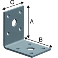 Produktbild von SIMPSON Strong-Tie® - Winkelverbinder ohne Rippe, Stahl verzinkt, FLVW 40/100