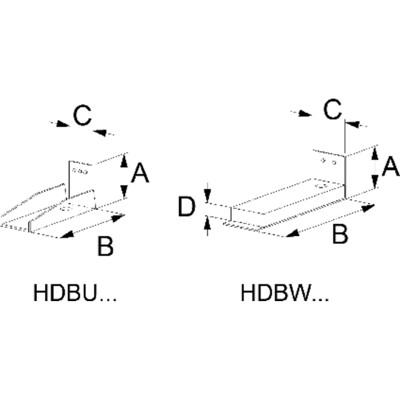 Produktbild von SIMPSON Strong-Tie® - Zuganker 2-teilig - Unterteil, Stahl verzinkt, HDBU 163G