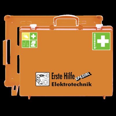 Produktbild von SÖHNGEN® - Verbandkoffer SPEZIAL MT-CD Elektrotechnik, orange