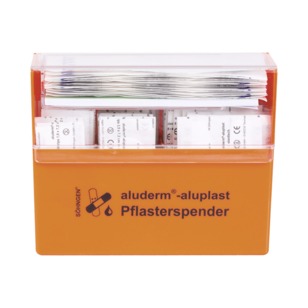 SÖHNGEN® Pflasterspender (gefüllt) aluderm®-aluplast, orange 115 Stück Produktbild img1 L