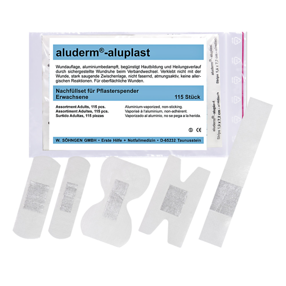 SÖHNGEN® Nachfüll-Set aluderm®-aluplast, komplett 115 Stück Produktbild img1 L