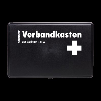 Produktbild von SÖHNGEN® - Verbandkasten KIEL, Kunststoff DIN EN 13157 schwarz