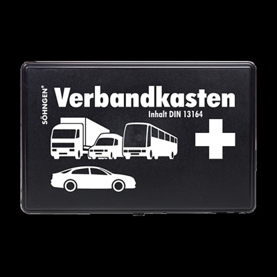 Produktbild von SÖHNGEN® - Verbandkasten KFZ, Kunststoff DIN EN 13164 schwarz