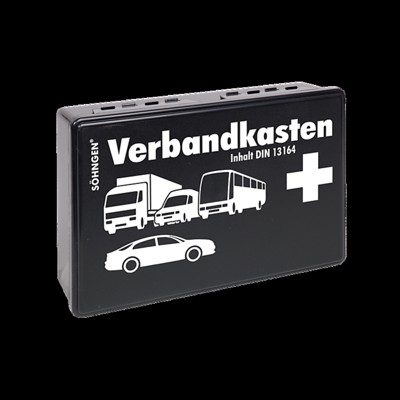 Produktbild von SÖHNGEN® - Verbandkasten KFZ, Kunststoff DIN EN 13164 schwarz