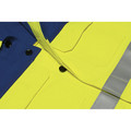 Produktbild von Planam - Arbeitsjacke 5202 warngelb/kornblau, Größe 48