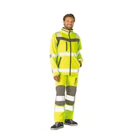 Produktbild von Planam - Softshell Jacke warngelb/schiefergrau, Größe 5XL