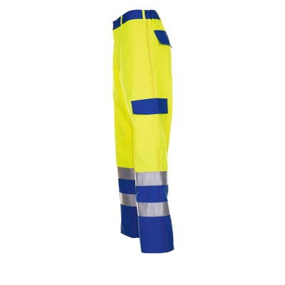 Produktbild von Planam - Bundhose 5222 warngelb/kornblau, Größe 60