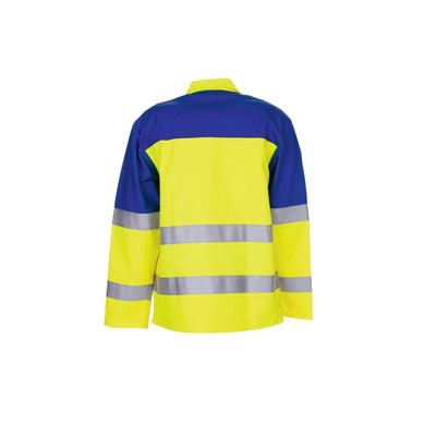 Produktbild von Planam - Arbeitsjacke 5202 warngelb/kornblau, Größe 48