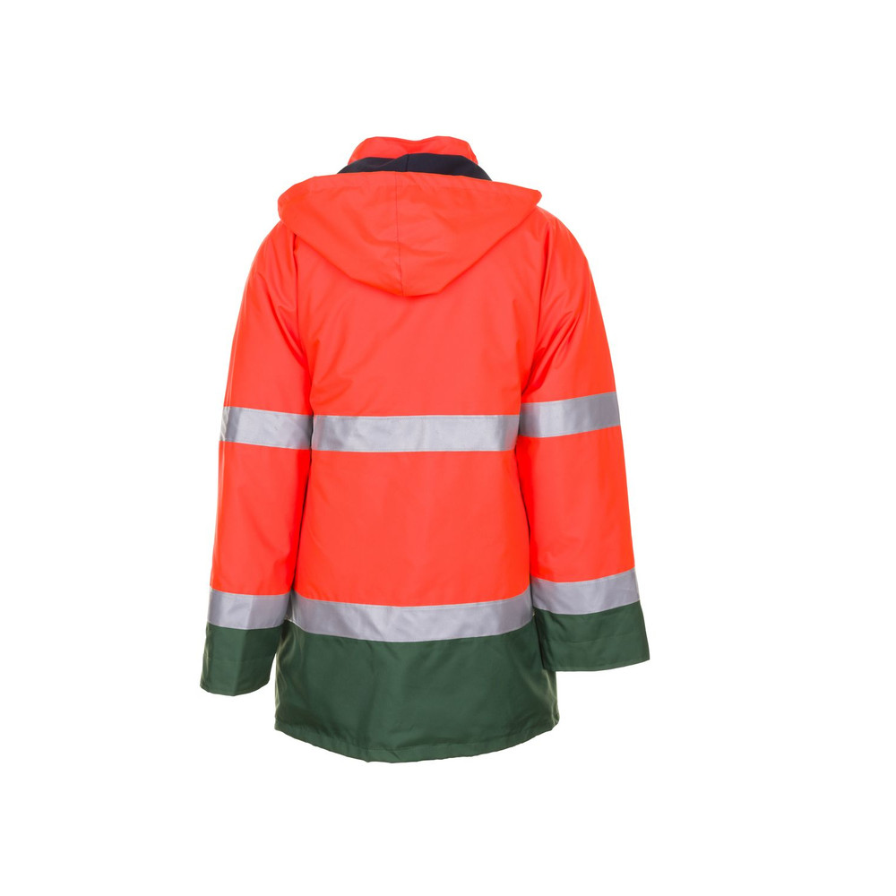Planam Winterjacke 2058 warnorange/grün, Größe L Produktbild img2 L