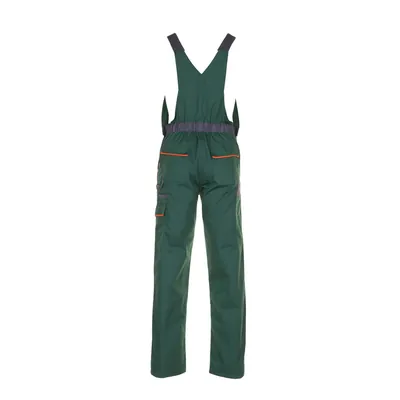 Produktbild von Planam - Latzhose 2432 grün/orange/schiefer, Größe 44