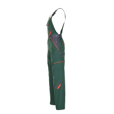 Produktbild von Planam - Latzhose 2432 grün/orange/schiefer, Größe 44