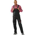 Produktbild von Planam - Latzhose 2830 anthrazit/rot, Größe 102