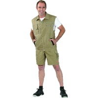 Produktbild von Planam - Shorts 2175 khaki/schwarz, Größe 2XL