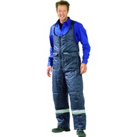 Produktbild von Planam - Wetter- und Kälteschutz-Latzhose Kühlhaus 5123 marine, rot, Größe M