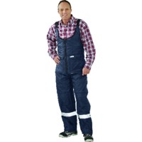 Produktbild von Planam - Wetter- und Kälteschutz-Latzhose Kühlhaus 5133 marine/kornblau, Größe 