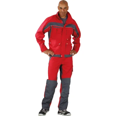 Produktbild von Planam - Bundjacke 2507 rot/schiefer, Größe 27