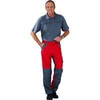 Produktbild von Planam - Bundhose 2517 rot/schiefer, Größe 98