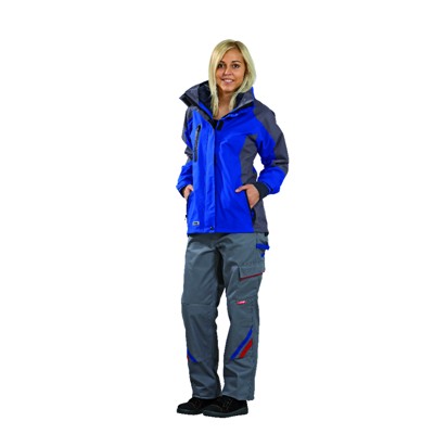 Damen Jacke 3635 blau/grau, Größe 2XL