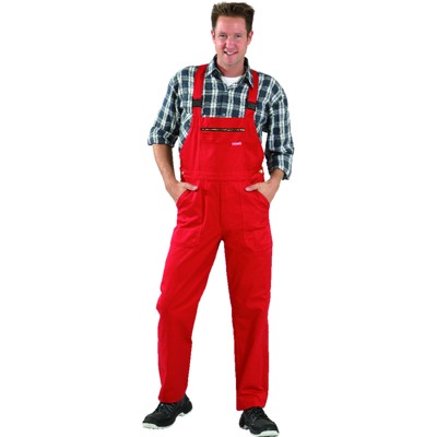 Produktbild von Planam - Latzhose 0631 mittelrot, Größe 25