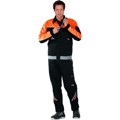 Produktbild von Planam - Bundjacke 2411 schwarz/orange/zink, Größe 54