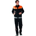 Produktbild von Planam - Arbeitsweste 2461 schwarz/orange/zink, Größe 3XL