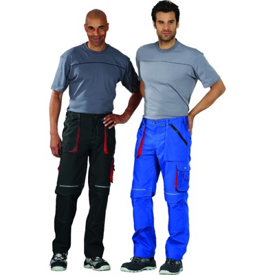 Produktbild von Planam - Bundhose 2821 kornblau/rot, Größe 48