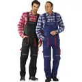 Produktbild von Planam - Latzhose 2830 anthrazit/rot, Größe 102