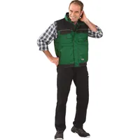 Produktbild von Planam - Winterweste 3316 farngrün/schwarz, Größe L