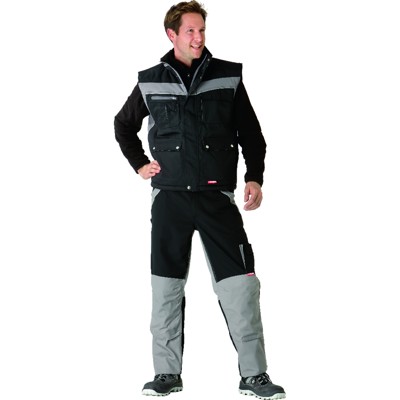 Produktbild von Planam - Winterweste 2580 schwarz/zink, Größe 3XL