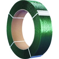 Produktbild von null - PET Kunststoffband grün 15,5 x 0,65mm Rolle á 2000m