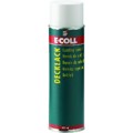 Produktbild von E-COLL - Decklackspray schwarz Matt silikonfrei, temperaturbeständig, 400ml Dos