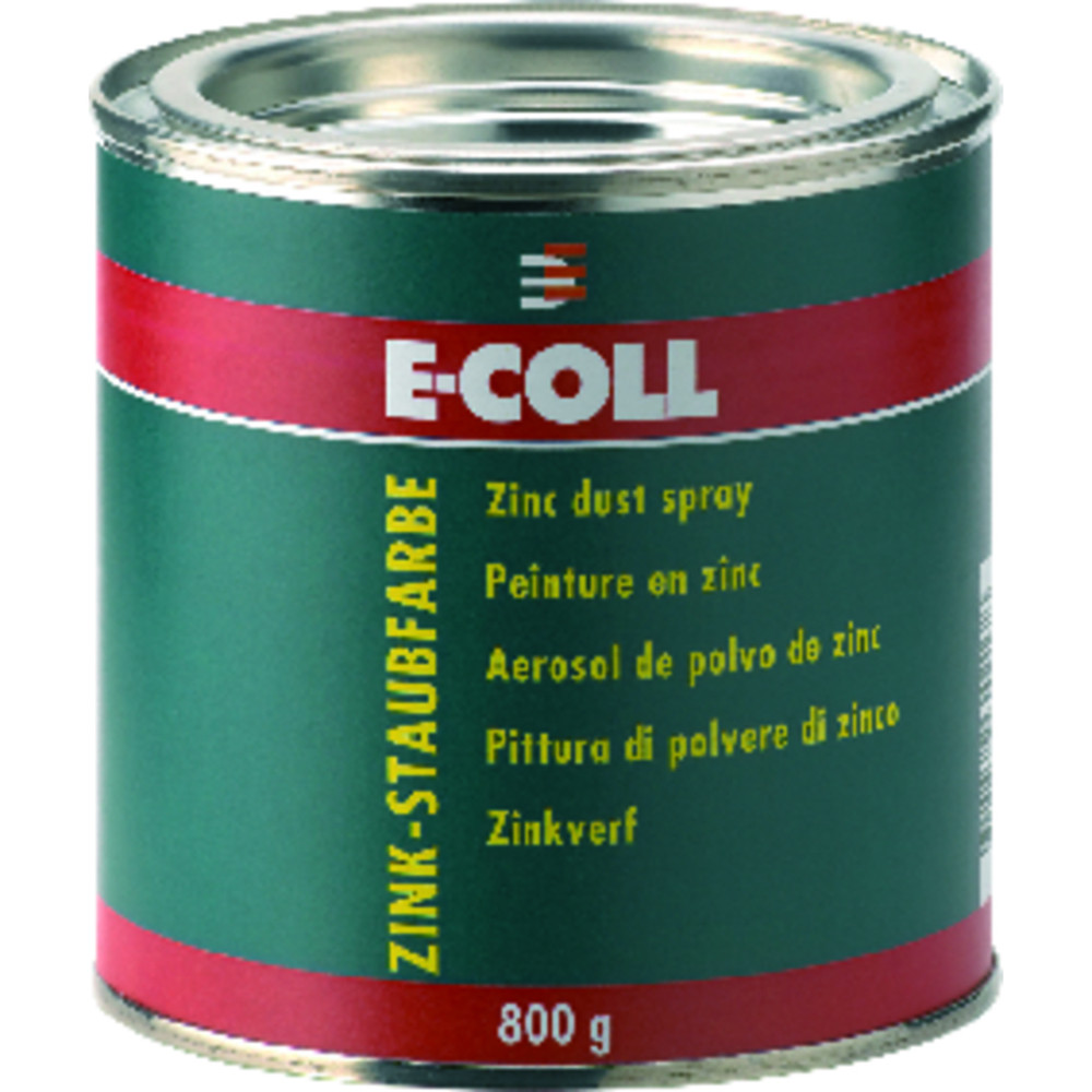 E-COLL Zink-Staubfarbe silikonfrei Temperaturbeständig bis +350°C, 375ml Dose Produktbild img2 L
