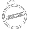 GEZE Schlüsselanhänger RFID Design (EM / 125 kHz), schwarz Produktbild img2 S