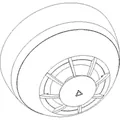 Produktbild von GEZE - Objektber.-Funkrauchmelder, GC 172, verkehrsweiß, RAL 9016 lackiert
