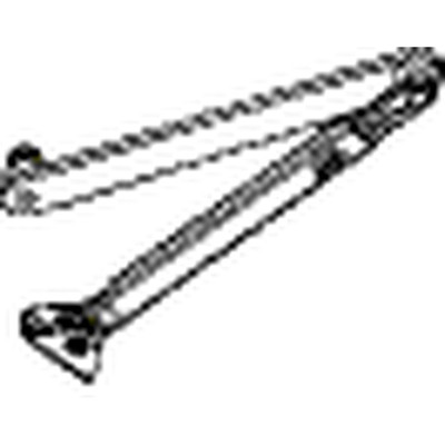 Produktbild von GEZE - GESTÄNGE Powerturn L=445MM SILBER