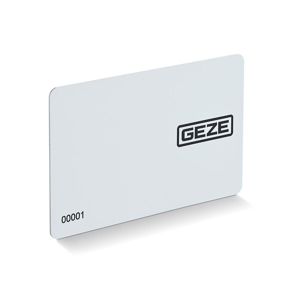 GEZE Ausweiskarte RFID (EM / 125 kHz), weiß Produktbild img1 L