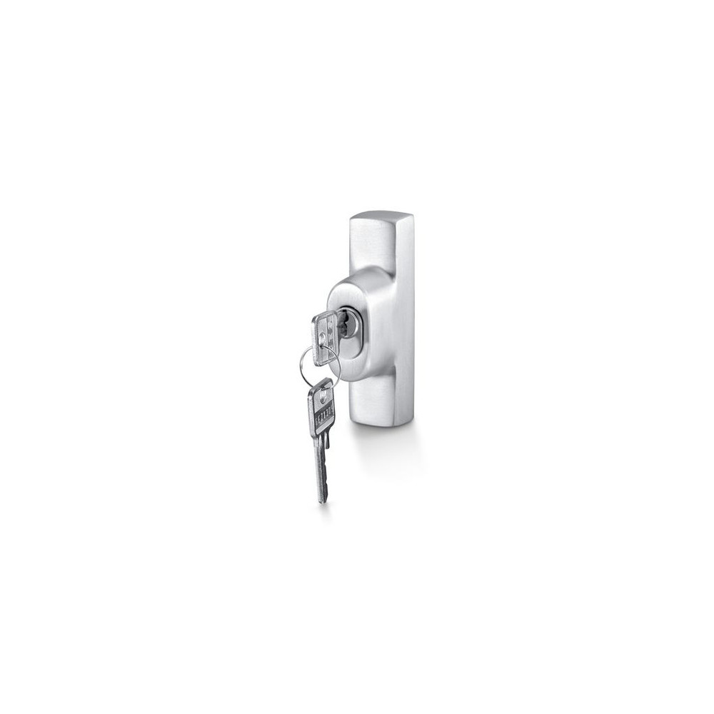 GEZE DK-Zusatzriegelschloss, abschließbar, F 1200, gleichschließend, Aluminium Produktbild img1 L