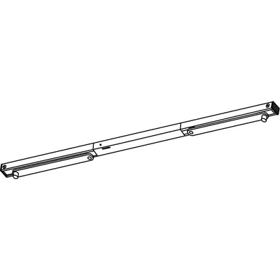 Produktbild von GEZE - Gleitschiene TS 5000 R-ISM,edelstahloptik elox.