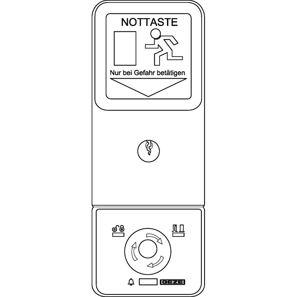 GEZE Türzentrale TZ 300 SN AP, grün Produktbild img4 L