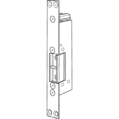 Produktbild von GEZE - Fluchttüröffner, FTÖ 331, mit Flachschließblech, 35x200mm, 24V DC
